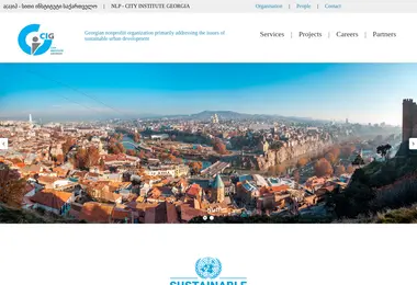 Screenshot of cityinstitute.ge