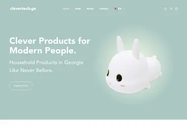 Screenshot of clevertech.ge