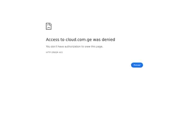 Screenshot of cloud.com.ge