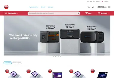 Screenshot of cnet.ge
