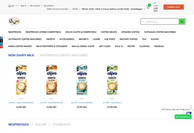 Screenshot of coffeemall.ge
