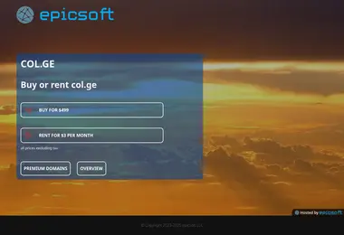 Screenshot of col.ge