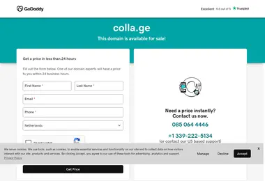 Screenshot of colla.ge