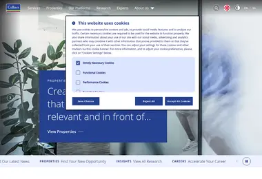 Screenshot of colliers.ge
