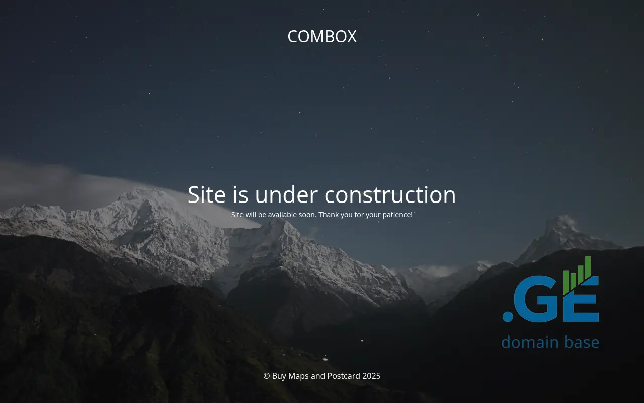 Screenshot of the site combox.ge