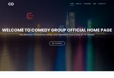Screenshot of comedygroup.ge