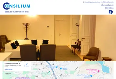 Screenshot of consilium.ge