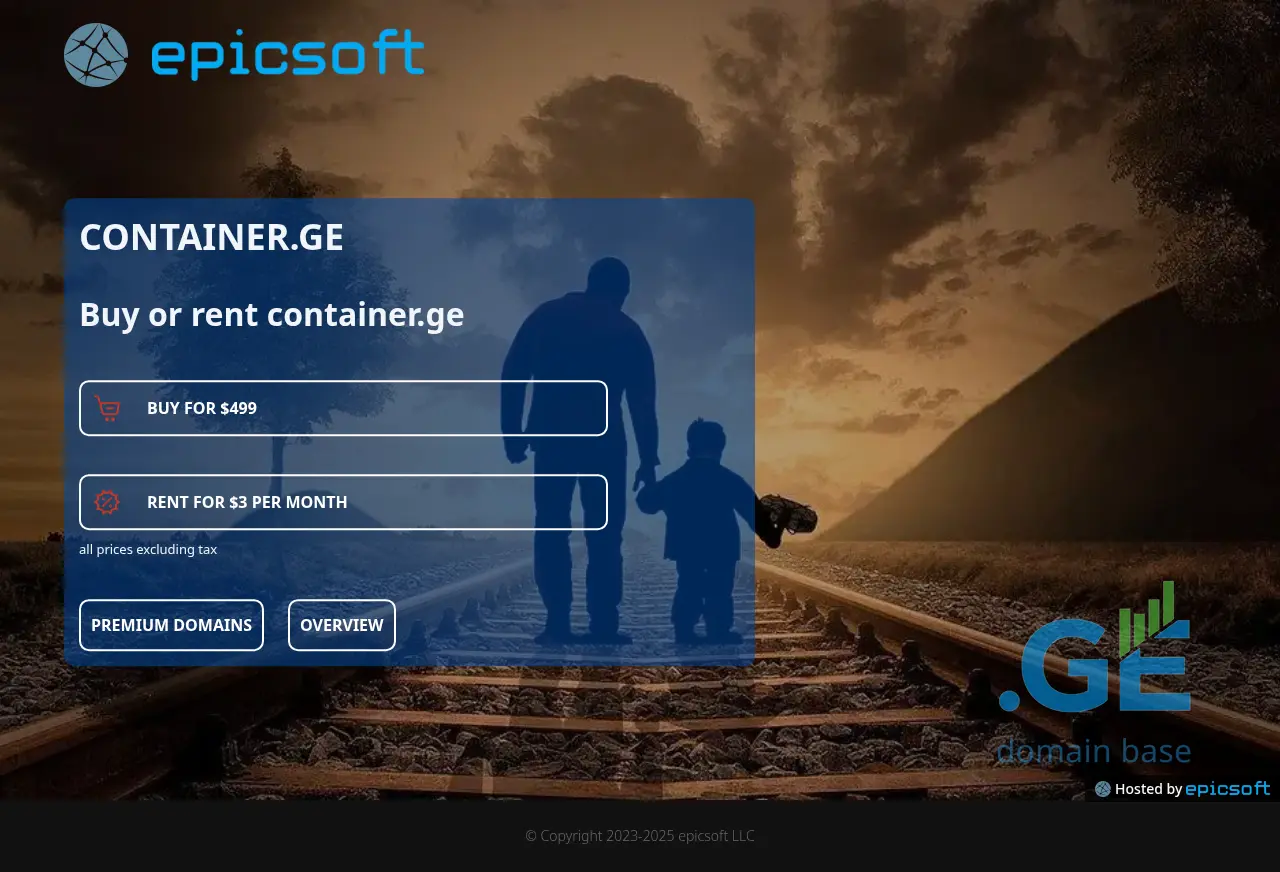 Screenshot of the site container.ge