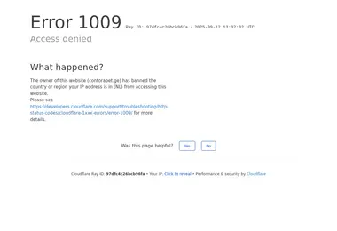 Screenshot of contorabet.ge