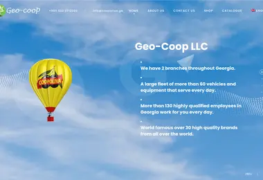 Screenshot of coopoliva.ge