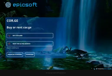 Screenshot of cor.ge