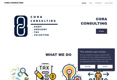 Screenshot of cora.ge