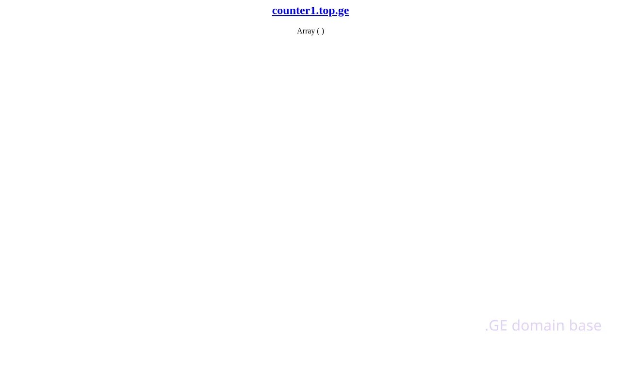 Screenshot of the site counter.top.ge
