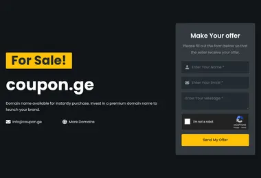 Скриншот coupon.ge