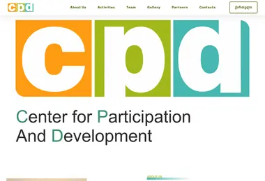 Screenshot of cpdinfo.ge