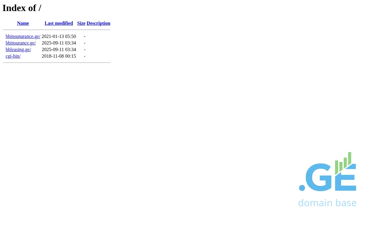 Screenshot of the site creditcards.ge
