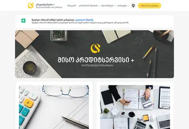 Screenshot of creditservice.ge