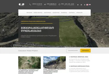 Screenshot of crp.ge