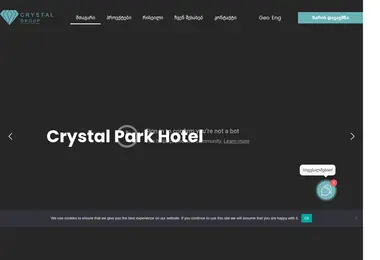 Screenshot of crystalgroup.com.ge