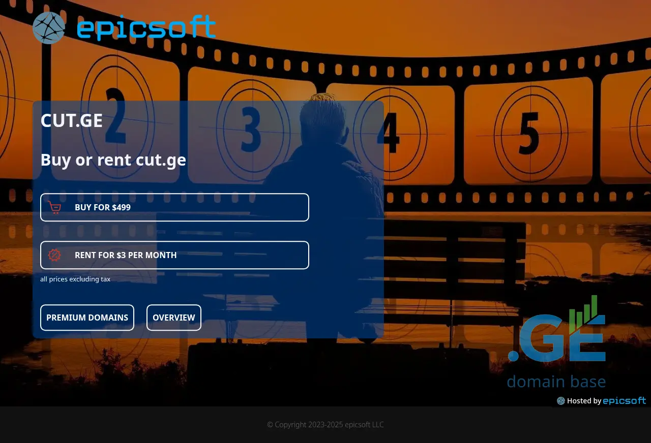 Screenshot of the site cut.ge