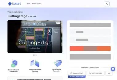 Screenshot of cuttinged.ge
