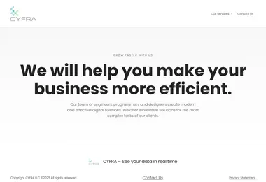 Screenshot of cyfra.ge