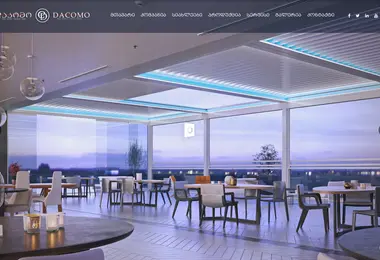 Screenshot of dacomo.ge