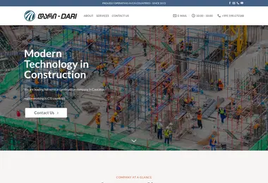 Screenshot of dari.com.ge