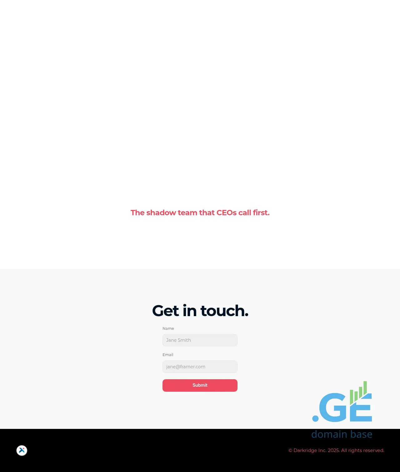 Screenshot of the site darkrid.ge