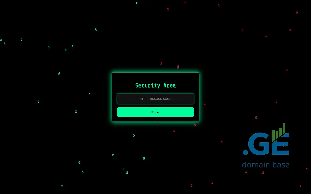 Screenshot of the site darkweb.ge