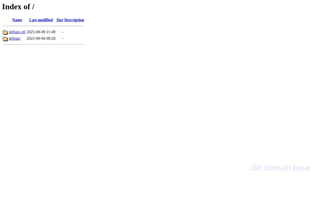 Screenshot of the site debian.grena.ge