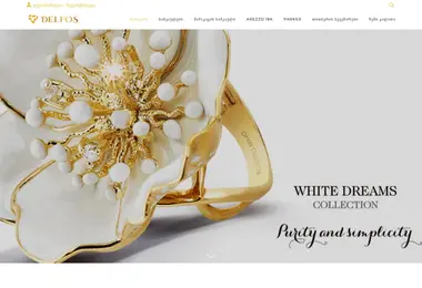 Screenshot of delfosgroup.ge