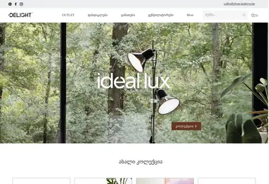 Screenshot of delight.ge