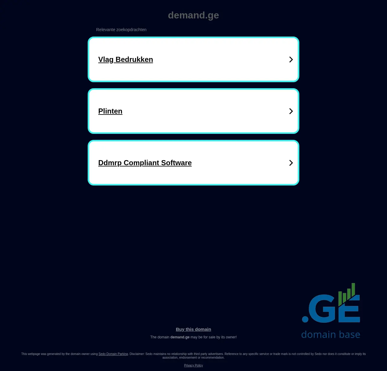 Screenshot of the site demand.ge