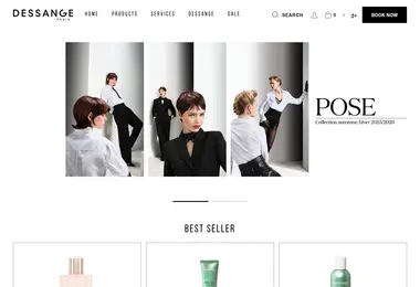 Screenshot of dessange.ge