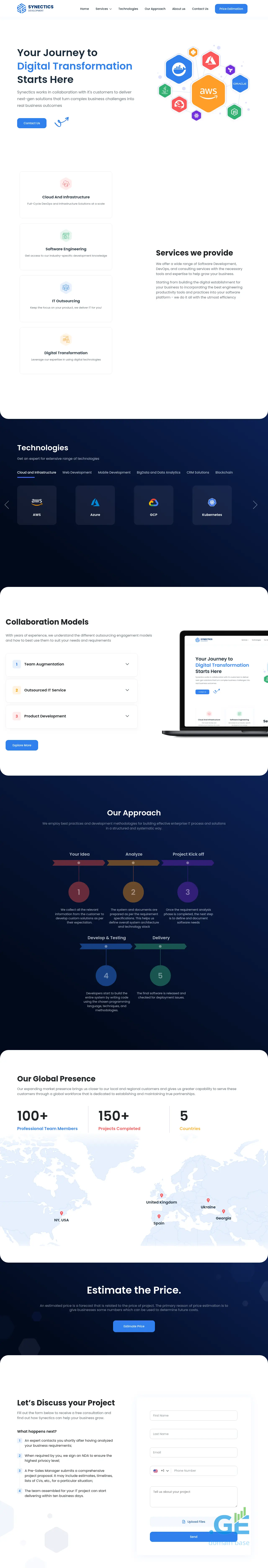 Screenshot of the site devops.ge