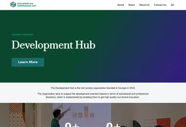 Screenshot of dh.org.ge