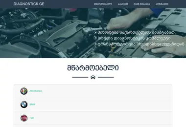 diagnostics.ge-ის ეკრანის სურათი