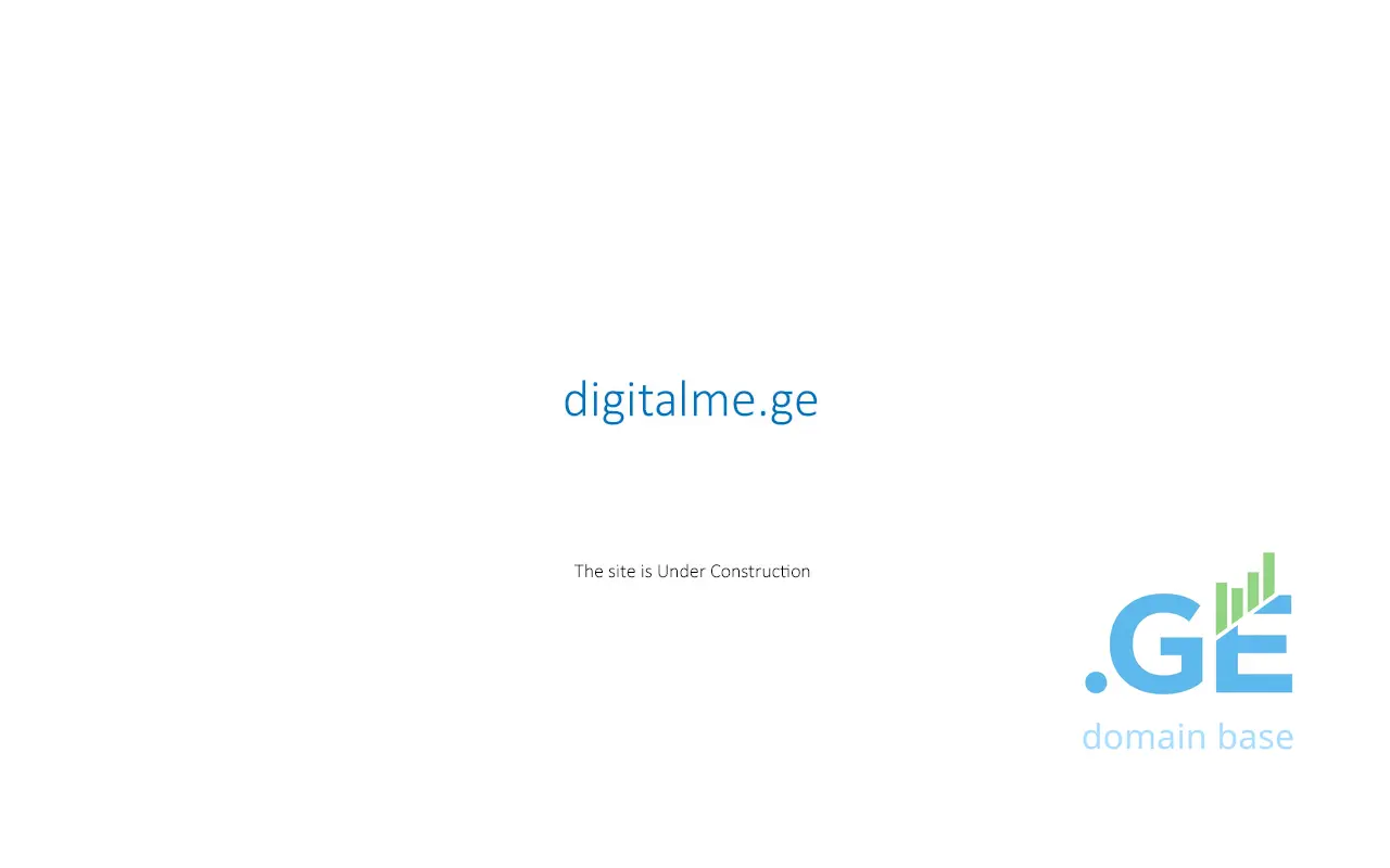 Screenshot of the site digitalme.ge