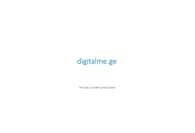 Screenshot of digitalme.ge