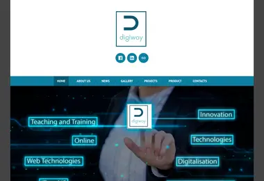 Screenshot of digiway.ge