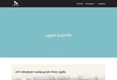 Screenshot of divano.ge