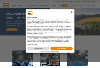 Screenshot of dkv-euroservice.ge