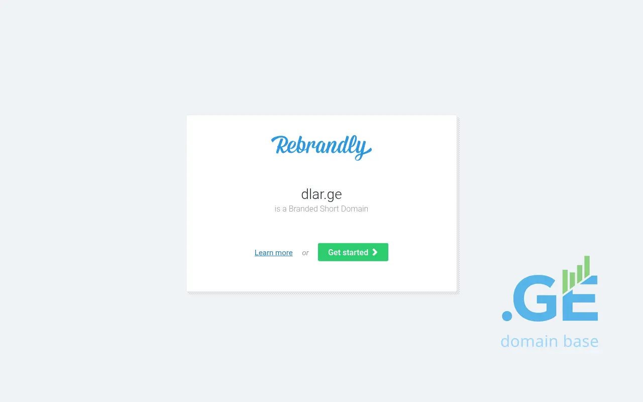 Screenshot of the site dlar.ge