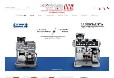 Screenshot of domkofe.ge