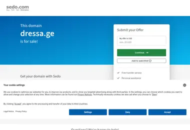 Screenshot of dressa.ge