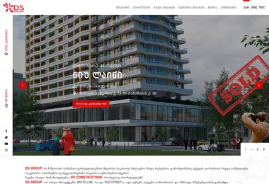 Screenshot of dsg.ge