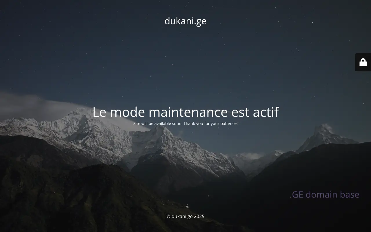 Screenshot of the site dukani.ge