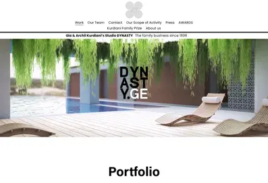 Screenshot of dynasty.ge