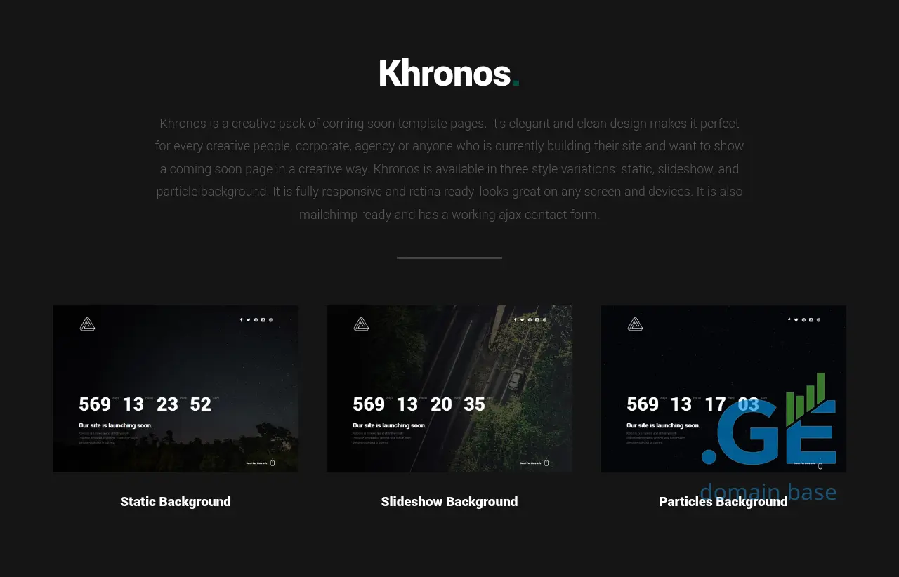 Screenshot of the site dzmebibr.ge